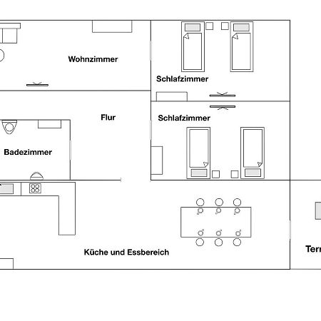 Moderne Ferienwohnung Klosterblick Гуксхаген Экстерьер фото
